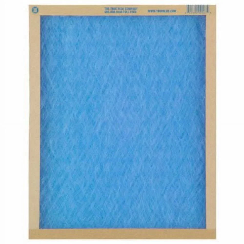 x Air Furnace Flat 18" Blue Disposable Fiberglass 14" Spun 2 Panel 1" Quantity 114181 x 12 - Filter of True
