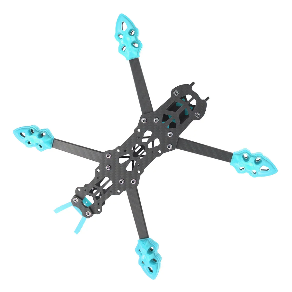 Fiber Racing Blue Quadcopter Buumin 225mm for Drone Drone Frame Carbon Frame Accessories Wheelbase Professional