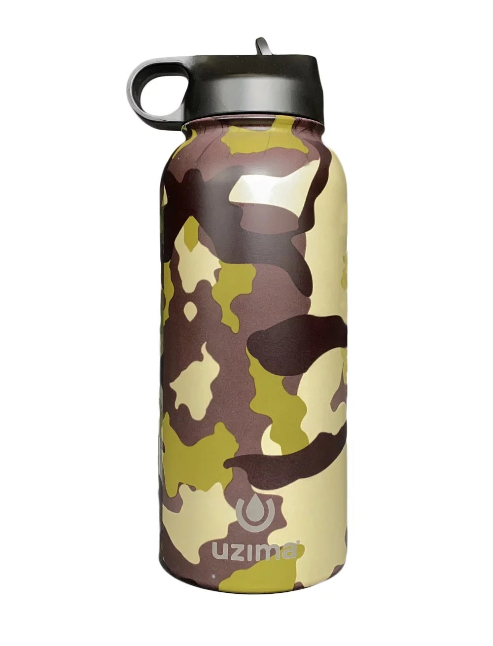 and for the Travel. Stainless Camping, Large Go. Moisture Moisture with Uzima Bottle 32oz Steel on Purification Capacity Backpacking, Double-Walled Filtered Hiking, (Camo) Exterior. - Z-Source