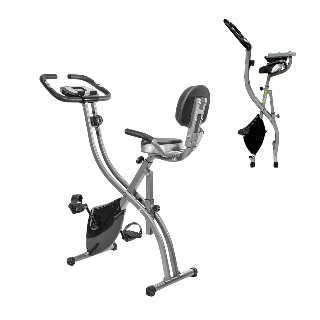 Recumbent Bike, Fitness Cycle Back Sensor, in of 3 Capacity, Cardio Rest, Exercise Levels Arm Heart Folding 260 Rate and Upright workout, Adjustment 8 1 Home Bike Stationary