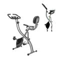 Recumbent Bike, Fitness Cycle Back Sensor, in of 3 Capacity, Cardio Rest, Exercise Levels Arm Heart Folding 260 Rate and Upright workout, Adjustment 8 1 Home Bike Stationary