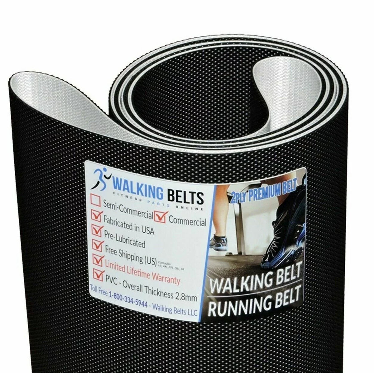 PaceMaster Pro Walking 2ply Select Treadmill Premium Belt