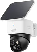 Security Camera, Wi-Fi, 360° eufy SoloCam Fee, Blind HomeBase Monthly S380 Spots, GHz Camera, No Fits Wireless No Surveillance, 2.4 Solar S340, Security Outdoor