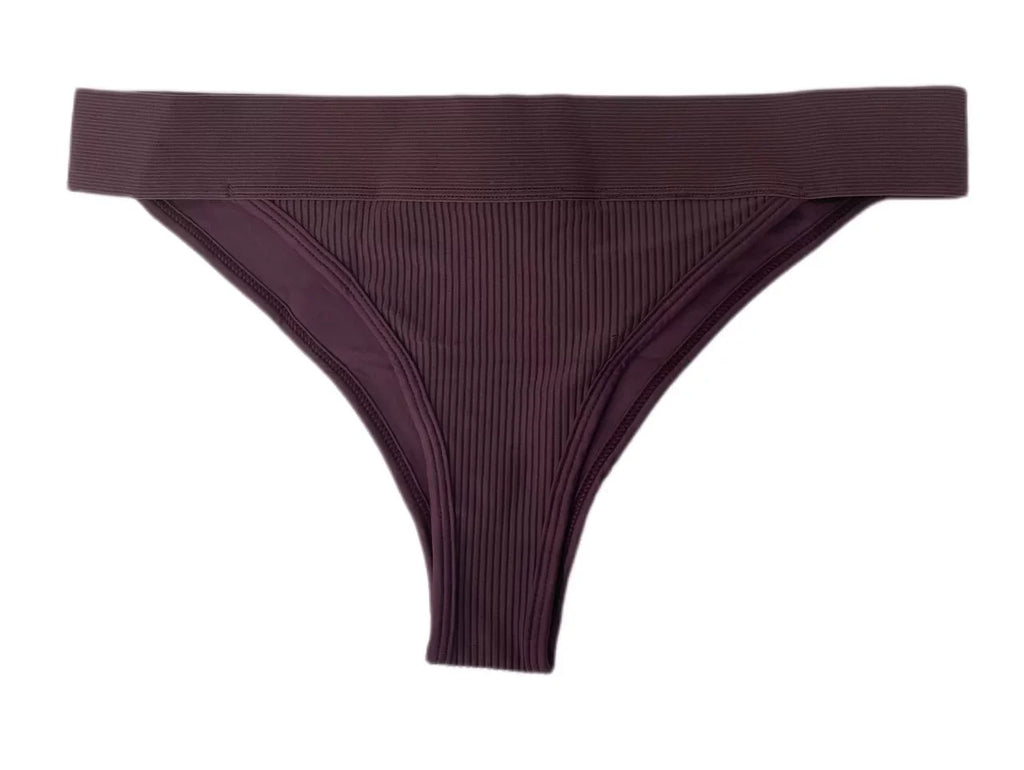 Drew Bottom, Sangria, Ribbed Women's Frankies Swim