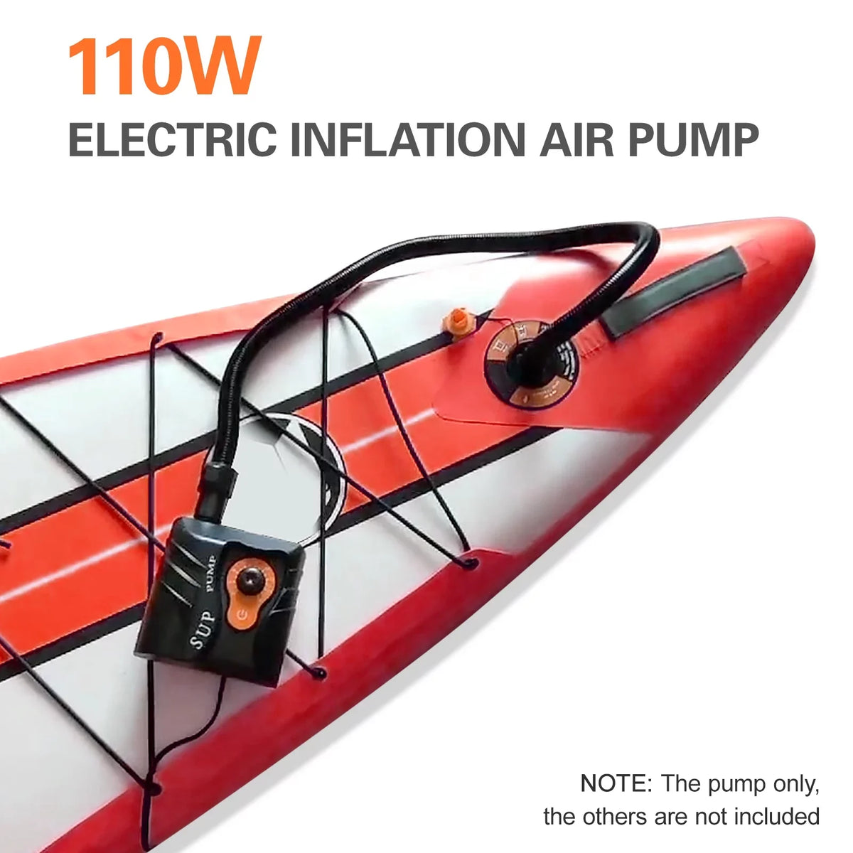 Inflation Air 6PCS 16 Vessels Electric Inflatables Pump with Nozzles and Pump Goolrc for