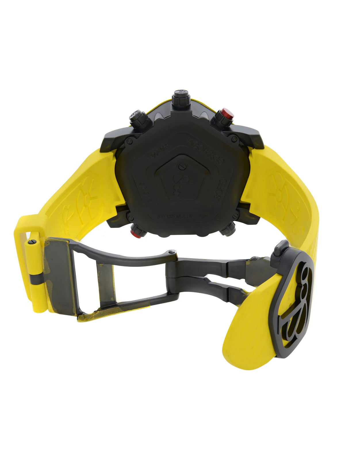 Bezel Co. Steel Quartz Carbon Watch GH100.11...ANH4D Ghost Yellow & Jacob