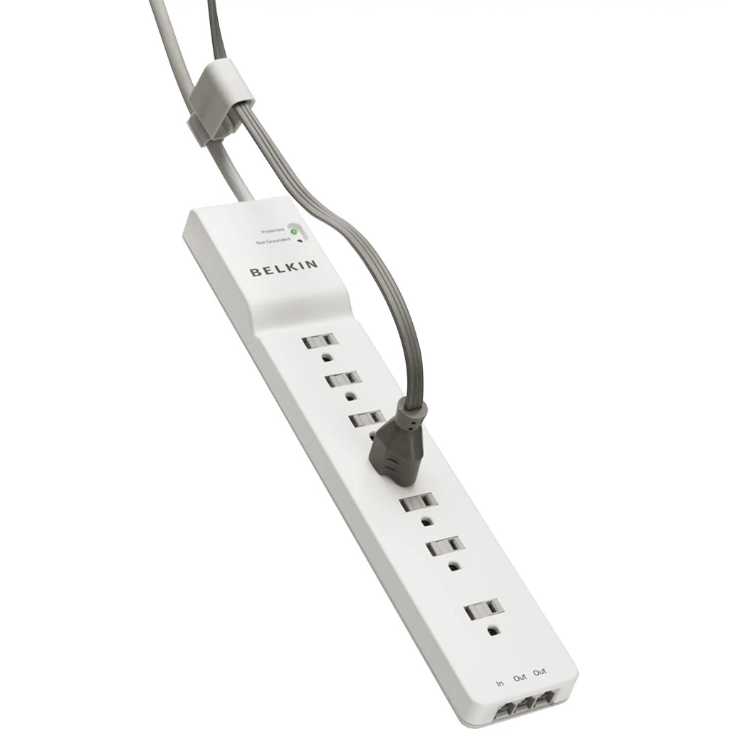 125 SurgeMaster - Surge 7-Outlet - Output Phone/Fax Power 2320 - x - - Protector V 125 J V Belkin Input 1875 7