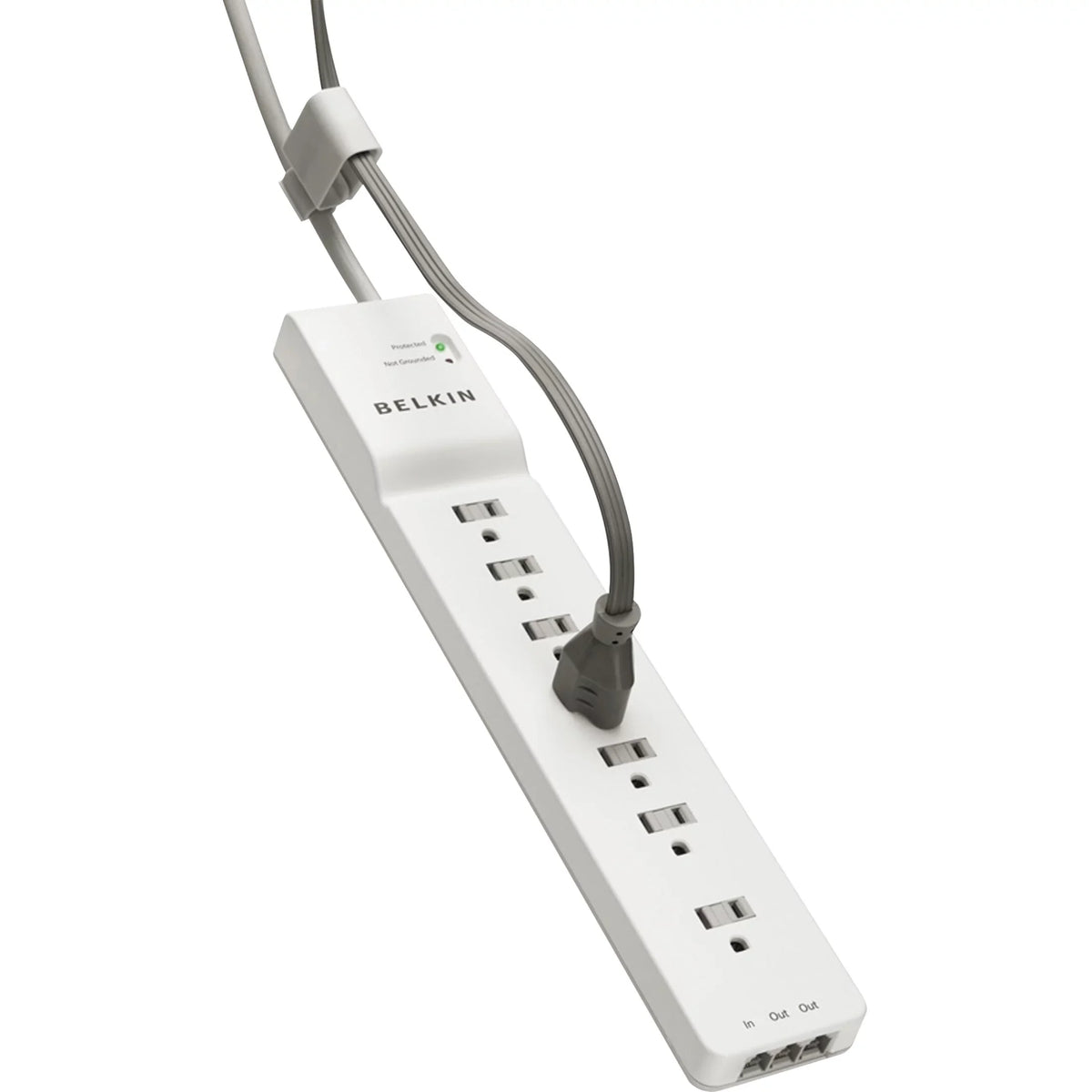 125 SurgeMaster - Surge 7-Outlet - Output Phone/Fax Power 2320 - x - - Protector V 125 J V Belkin Input 1875 7