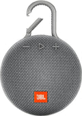 (Refurbished) Bluetooth Clip Wireless 3 Portable JBLCLIP3GRY Restored Speaker Gray New Like