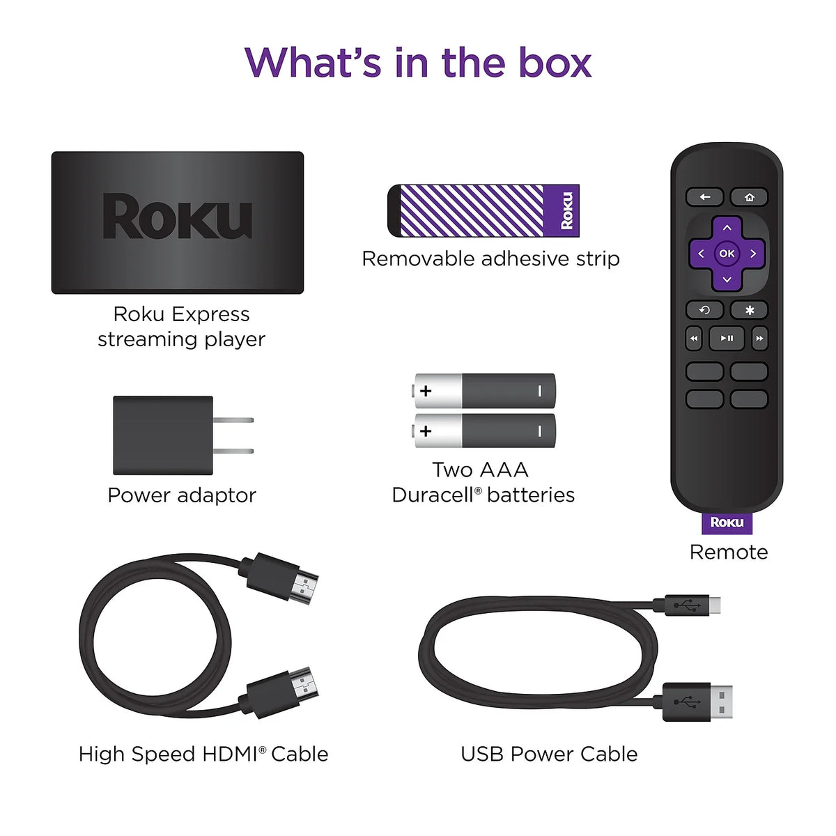 and Roku High Streaming Express Simple Speed Player Remote Cable Media with