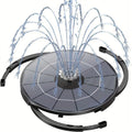 Powered Patio, Nozzles, Plastic 1pc Multiple Feature Operation Upgraded Outdoor Fountain Inch Bird Wires, Pond, Corded Moisture Bath For Solar Kit Solar 9.8-Foot 7.08 Pump, Electric Garden, With 3.5W