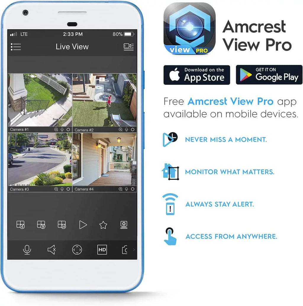 129° & Turret , Built-in Microphone, Human 164ft Nightvision, Security IP5M-T1277EW- 5MP@20fps Camera Amcrest w/ PoE Camera Detection, Vehicle Outdoor,