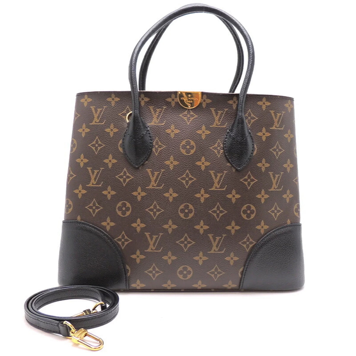 (Good) Handbag Pre-Owned Macassar M41595 Ladies Monogram Flandrin Louis Vuitton Brown