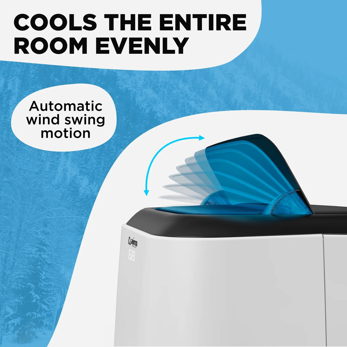 ), Portable Window Airo Conditioner with 8000 Standing Kit (12000 Comfort Air Unit