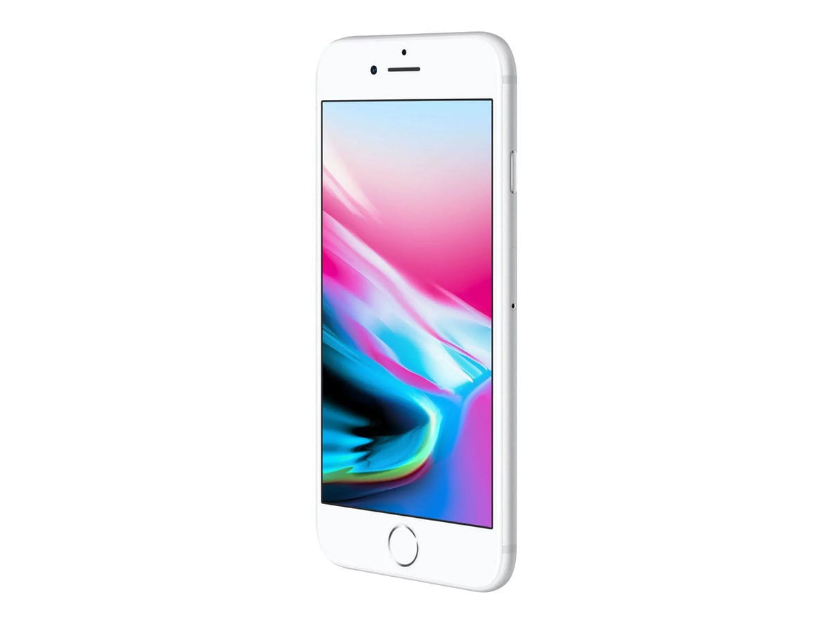 Plus - 8 Silver Unlocked Restored iPhone (Refurbished) Apple 256GB,