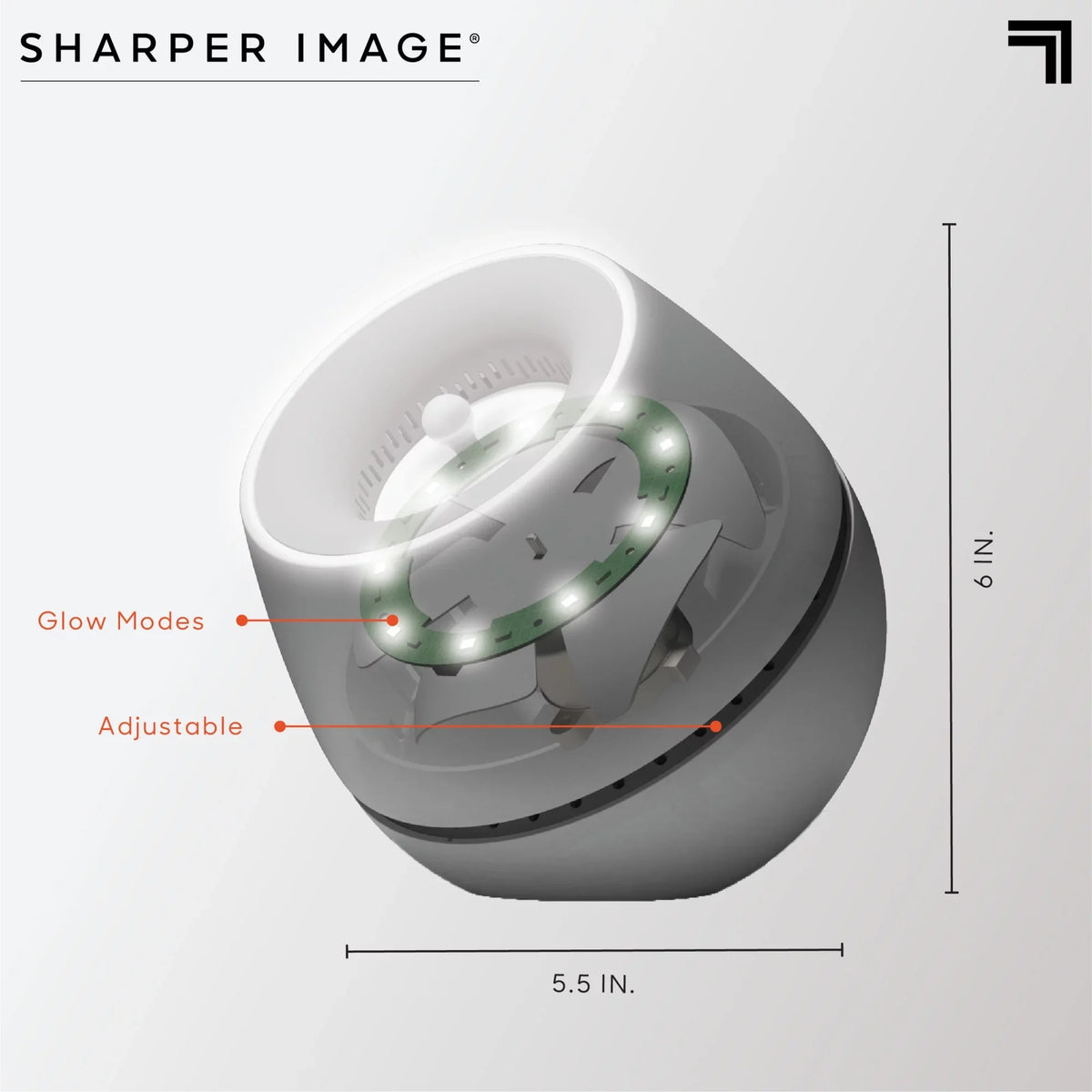 Sound Sharper Image® Noise Wind, Glow With Machine White Soother