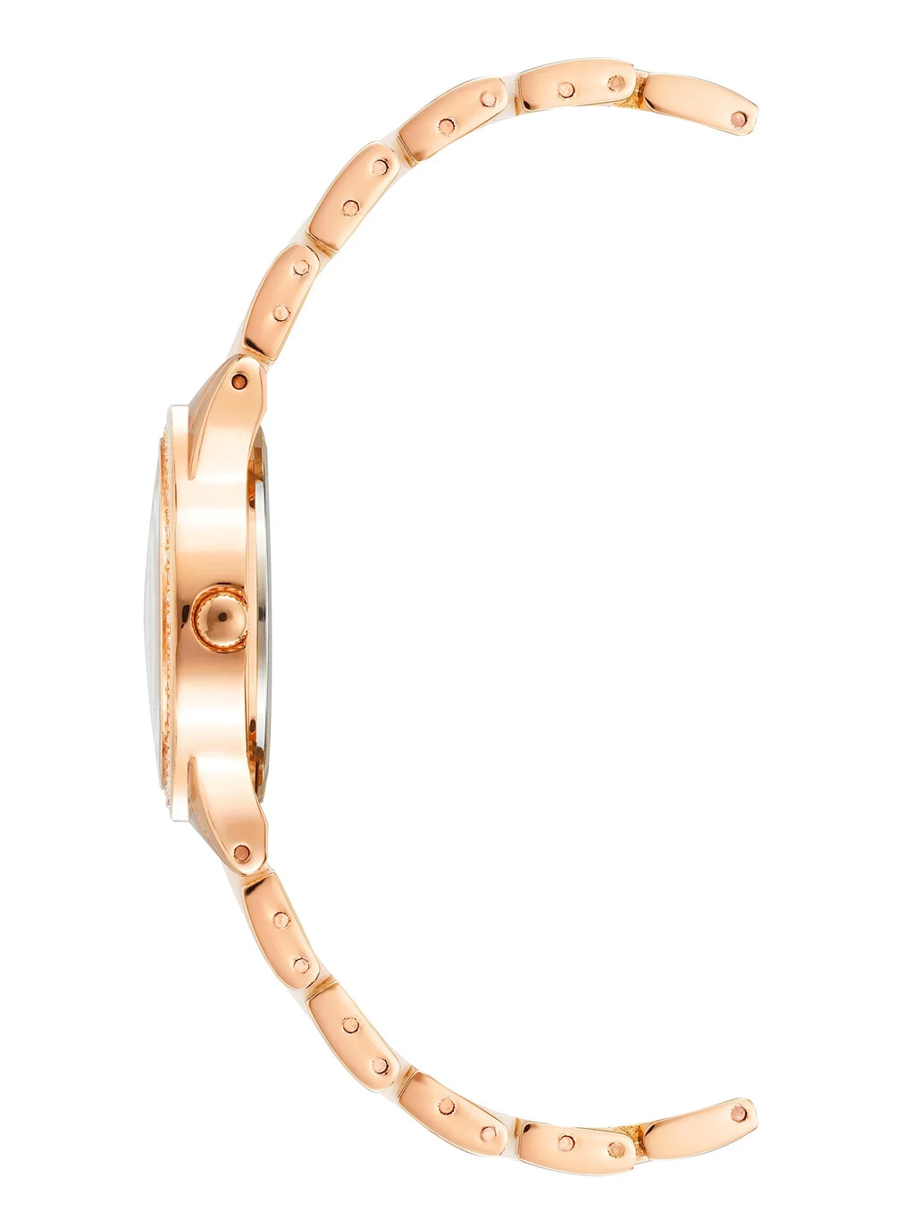 and Ladies Watch Rose Dress Gold-Tone Armitron Beige Crystal
