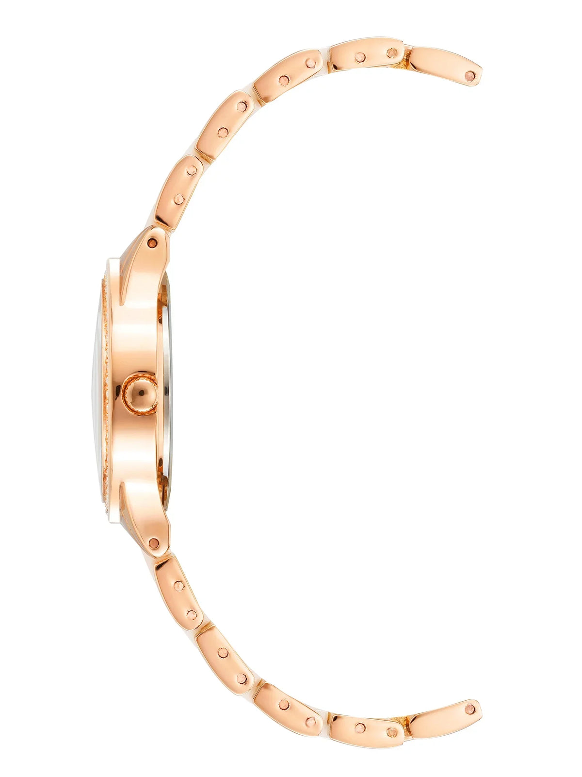 and Ladies Watch Rose Dress Gold-Tone Armitron Beige Crystal