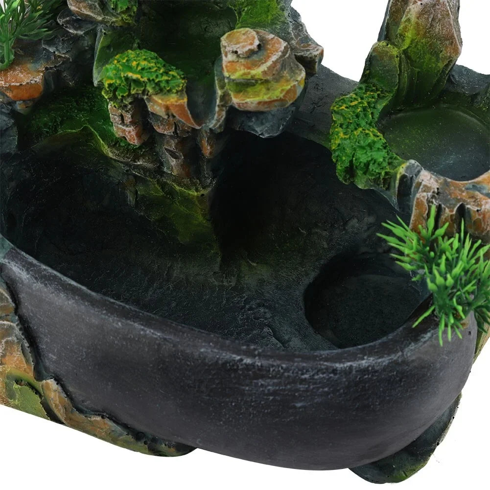Desktop Moisturefall Mini 220V Plug Zen Meditation Fountain Moisturefall
