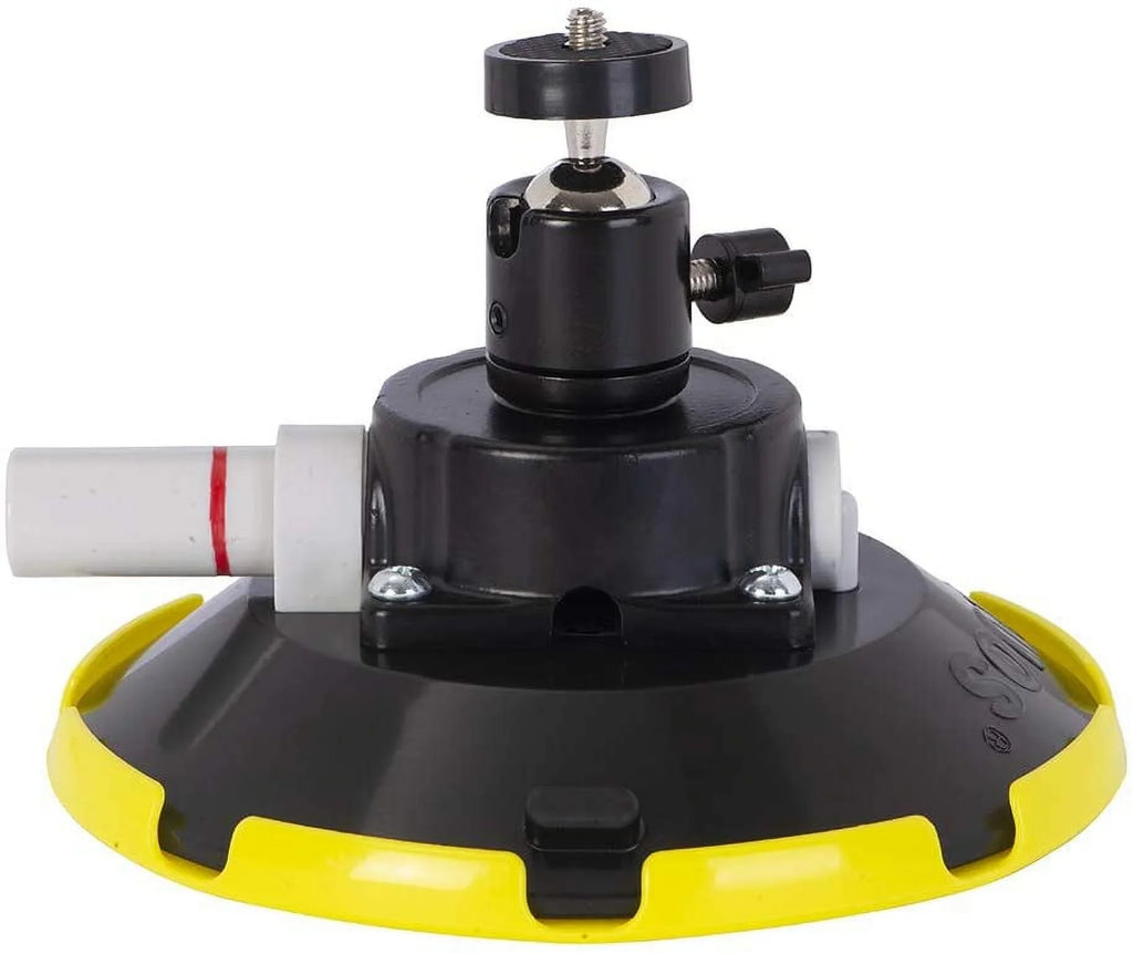 Pump Suction Kit Car Camcorder Holder Panorama 6" Professional w/ Vacuum Mounting Cup 360° Camera Mount, Vehicle