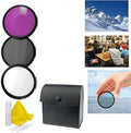 Coated Kit 3pc Appropriate Multiple + -550 3-Piece Cleaning 52mm Kit Filter Olympus