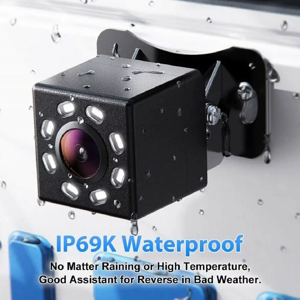 Installation One Easy Cars, Suvs Trucks, Power 4.3 Rear Camera Grid Night Camera Vision Use for Lines Backup Camera Car Moistureproof 8 Backup 720P Backup Reverse/Continuous Pickups, Inch System