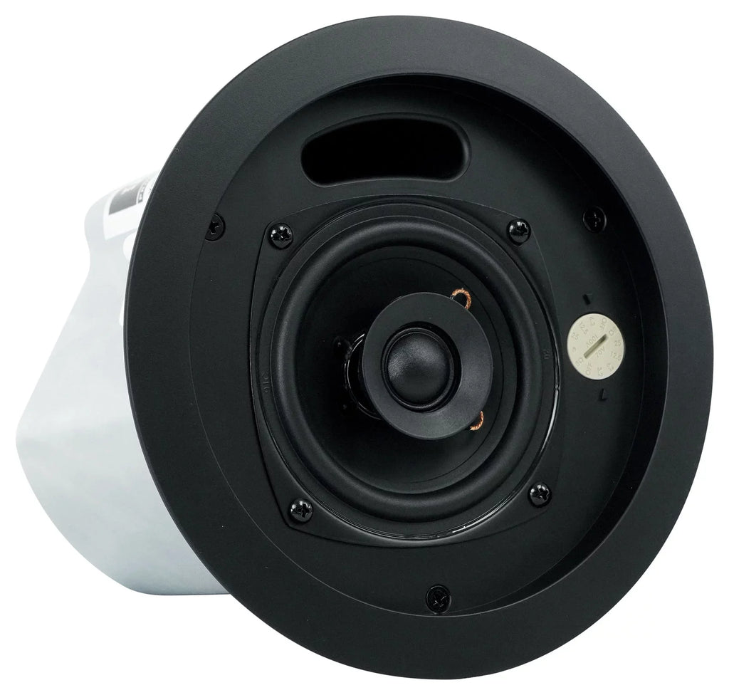 14C/T- Black In-Ceiling 25w 70v 4" Speakers+Amplifier (4)