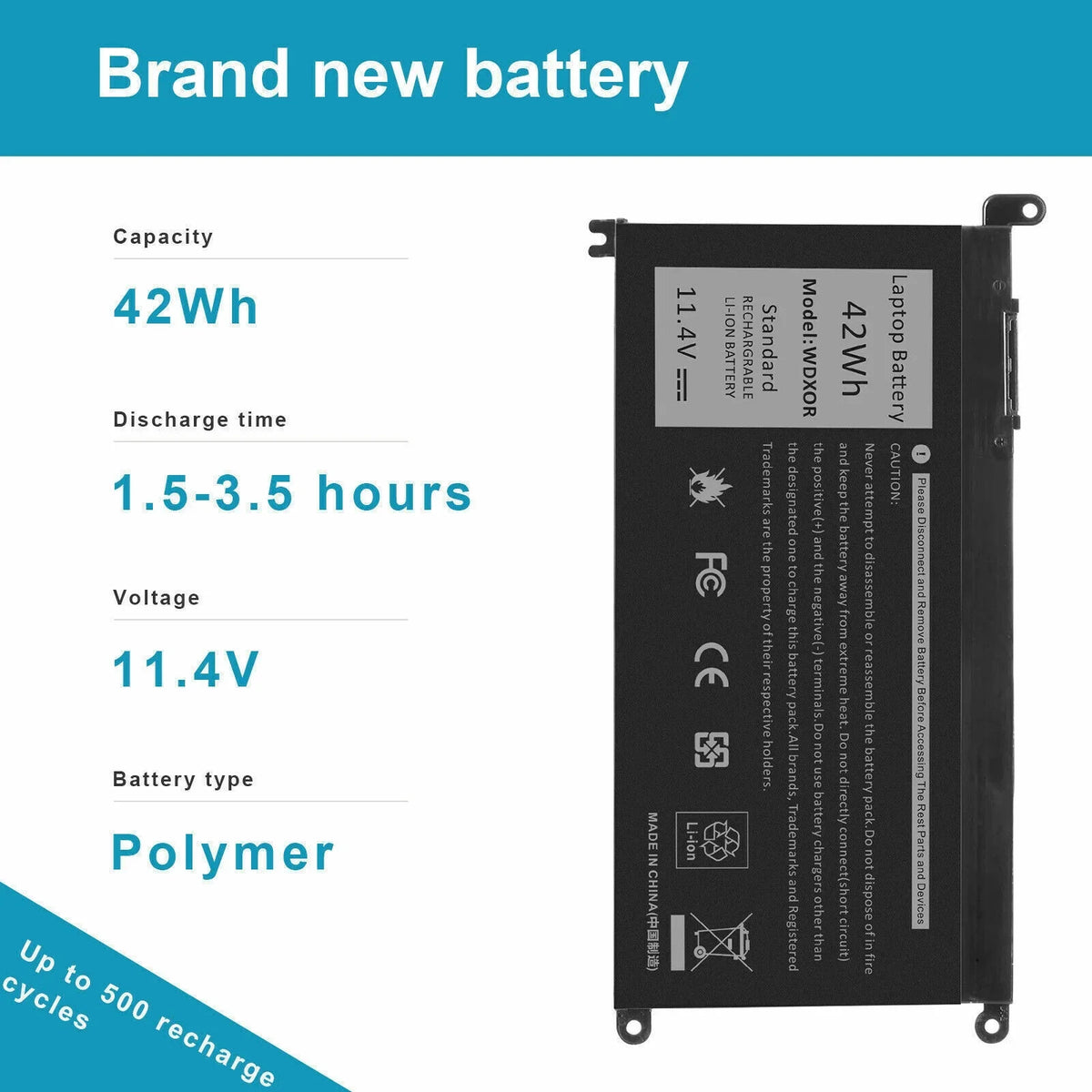 Inspiron 14 Dell For Battery 7378 7460,Inspiron 13 7368