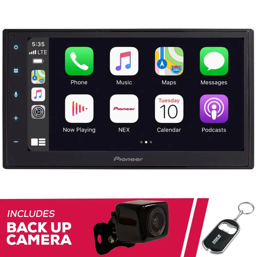 Amazon w/ Receiver Alexa 6.8" -W2700NEX Camera Backup New Digital & Pioneer Media