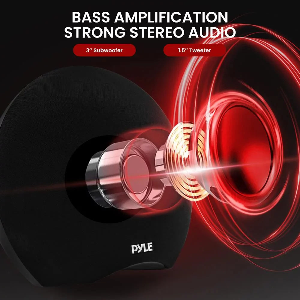 Speaker Pyle Max Music Wireless 280-Watt Power, Streaming Moistureproof Output Bluetooth Portable