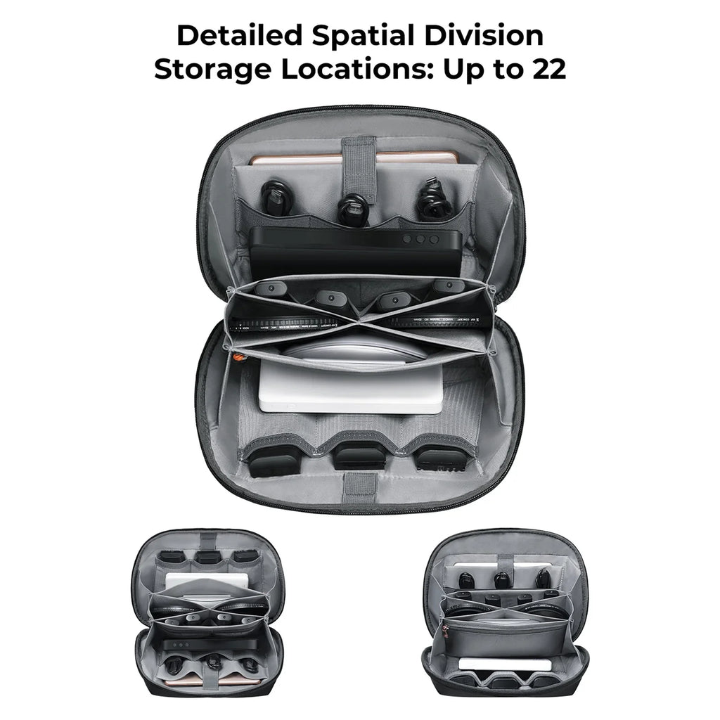 for 4L Moistureproof Compartments Storage K&F KF13.130 Camera Lens Large Phone with Camera Digital Shockproof Bag Photography Capacity