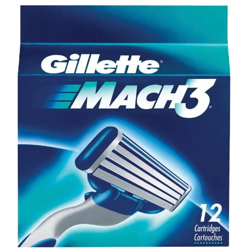 Gillette Mach3 Cartridges-12 Ct, 2 Refill Pk