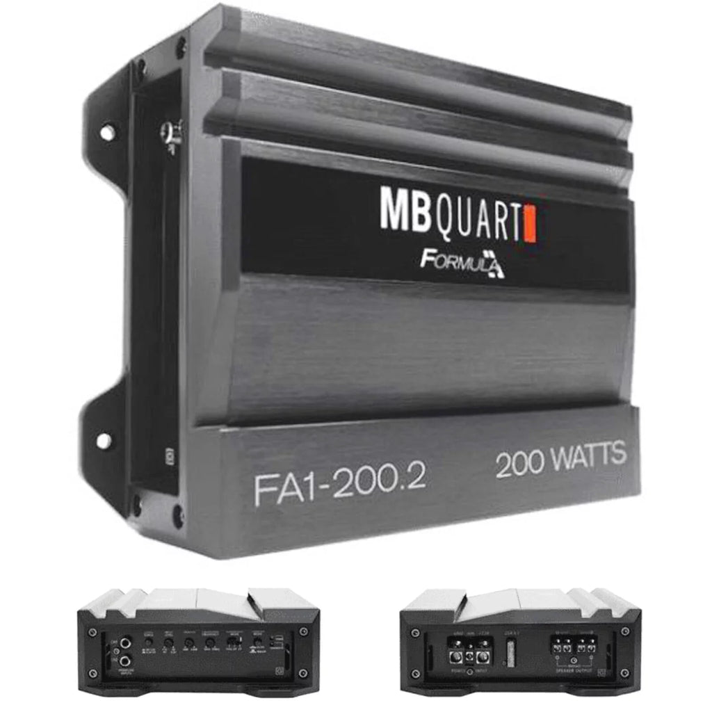 2 Audio Quart Bundle Car FA1-200.2 Amplifier Amplifier 200 Channel Watt