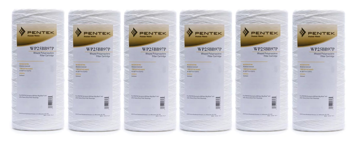 Filters Pentek WP25BB97P String-Wound Moisture (6-Pack)