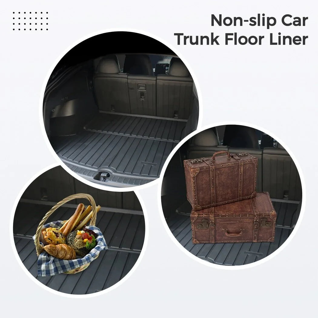 Model Back Tesla Non-slip Climatic Car Moistureproof 3 Mat, Floor Mats, Car Trunk Trunk with Seat All Y, 2021 Fits Floor Mats and 2022 Liner Rear 2020 Trunk
