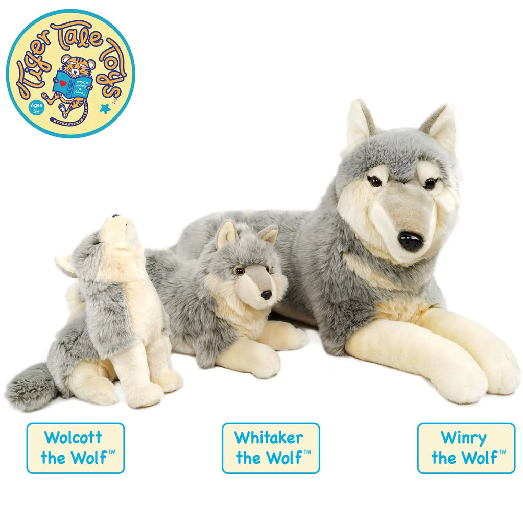Stuffed Dog by Tiger Winry Plush Including Measurement) - Toys Tale Wolf (Not Animal - The Tail Inch 27
