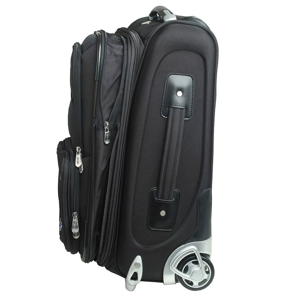 Softside 21" Carry-On Huskies Suitcase Rolling UConn Black