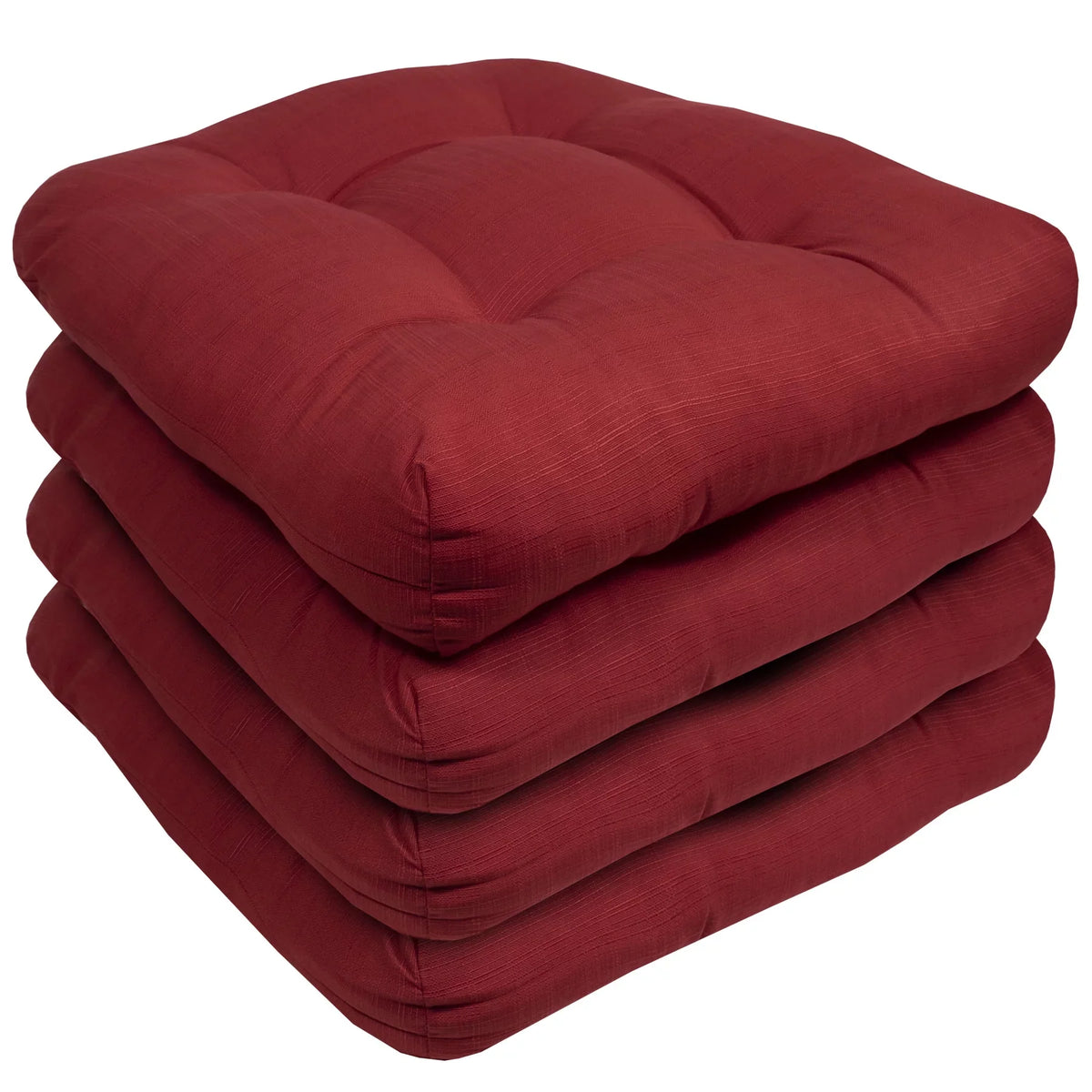 Outdoor 19" Sweet Pack) Home Collection Seat x Cushions (4 Pad Red U-Shape 19" Seating