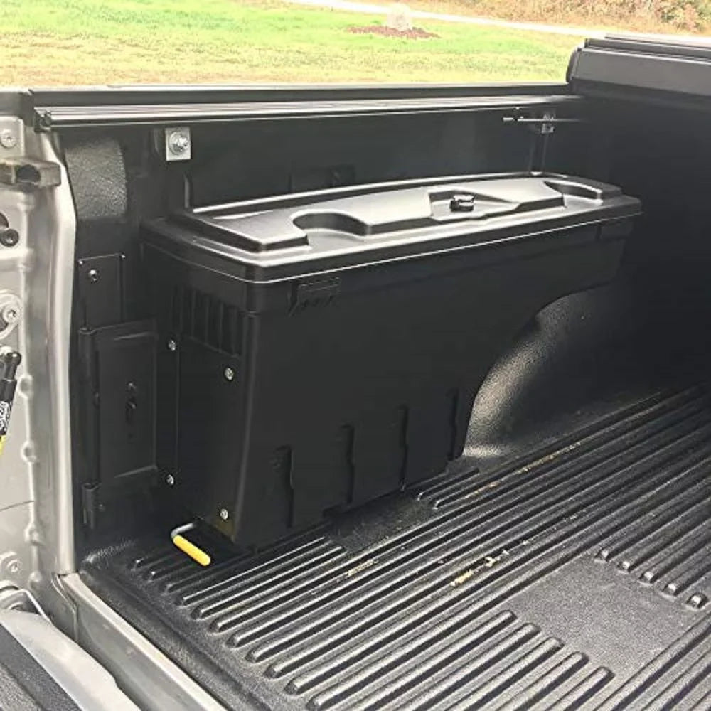 Tacoma Bed Side Truck Fit for Box Black Toyota 2005-2020 Toolbox Left Driver Storage PIT66
