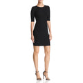 T Black, Wang Medium by Alexander Cutout Sweater Womens Dress,