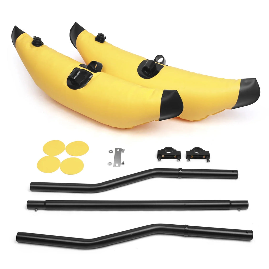 Fishing Outrigger Float Kayak Inflatable Vessel Kayak Stabilizer Sidekick Kit System Float with Rod Arms Meterk Standing
