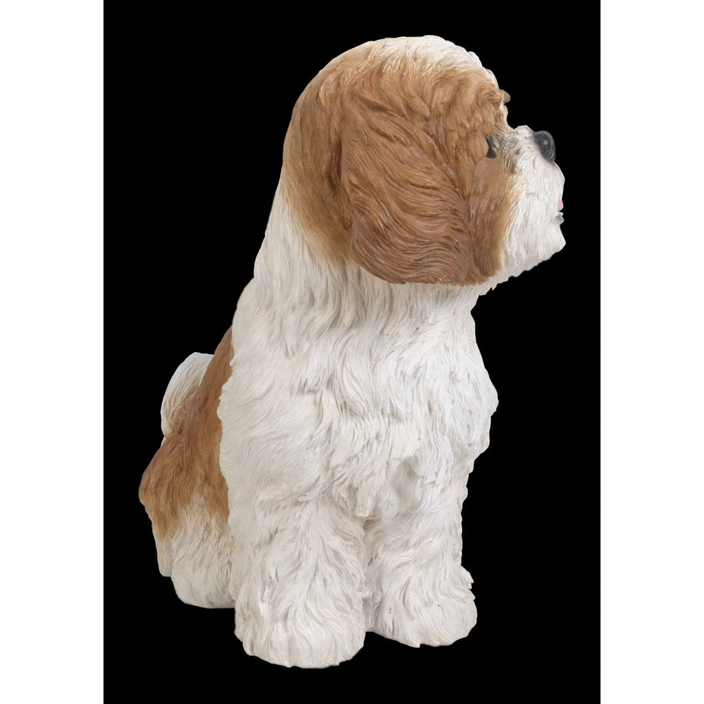Shih 11" Tzu Puppy Outdoor Hi-Line Sitting Statue Garden Gifts