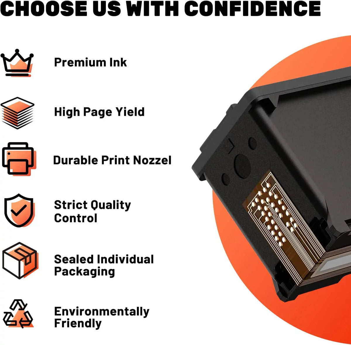 compatible for 5540 Yield 5745 Replacement 62 5740 OfficeJet 7645 5640 Envy 200 Cartridge Printer 5542 Ink 5642 8000 5660 250 High 62XL 200 7644