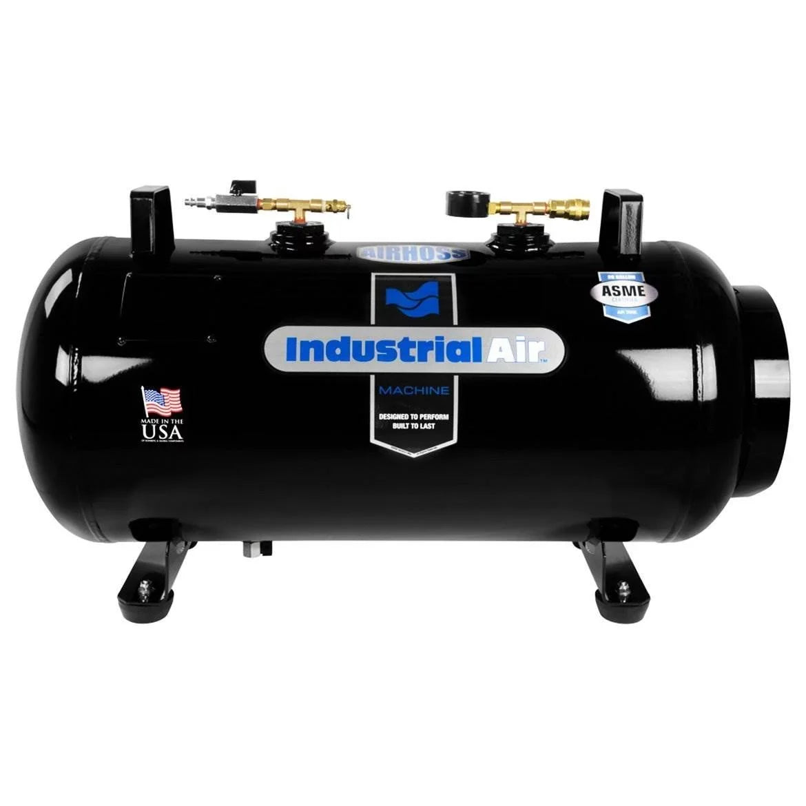 Tank 20 Industrial Horizontal Vertical Auxiliary Air AirHoss & Small Gallon Air