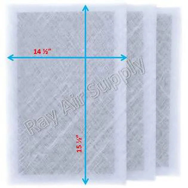 with Air Pads Guard (3 Cleaner 16x18 Fits Filter Pack) Replacement MicroPower