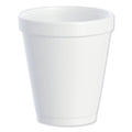 40 Foam 25/Bag, Bags/Carton Cups, White, oz, Dart Drink 8