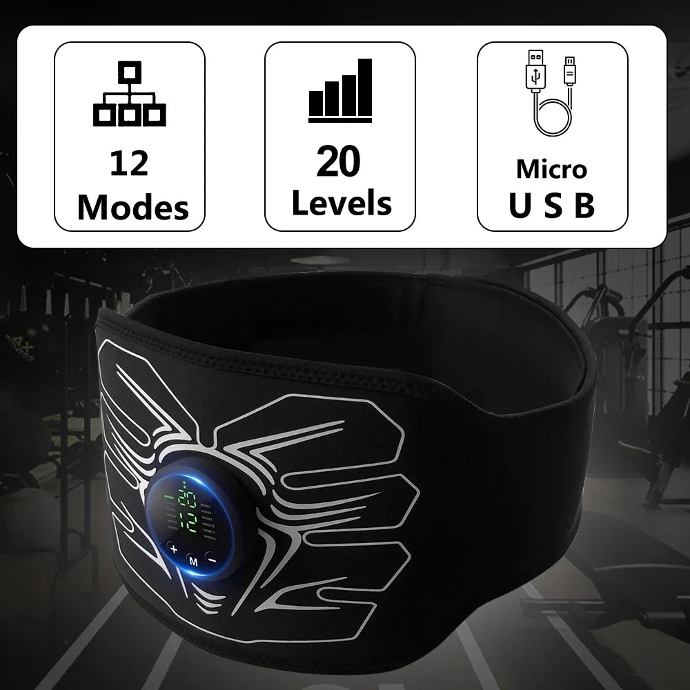 for Muscle Stimulator,Ab Abdomen Office Workout Stimulator Equipment Workout Machine,Abdominal Toning Ab Home Belt Fitness Portable