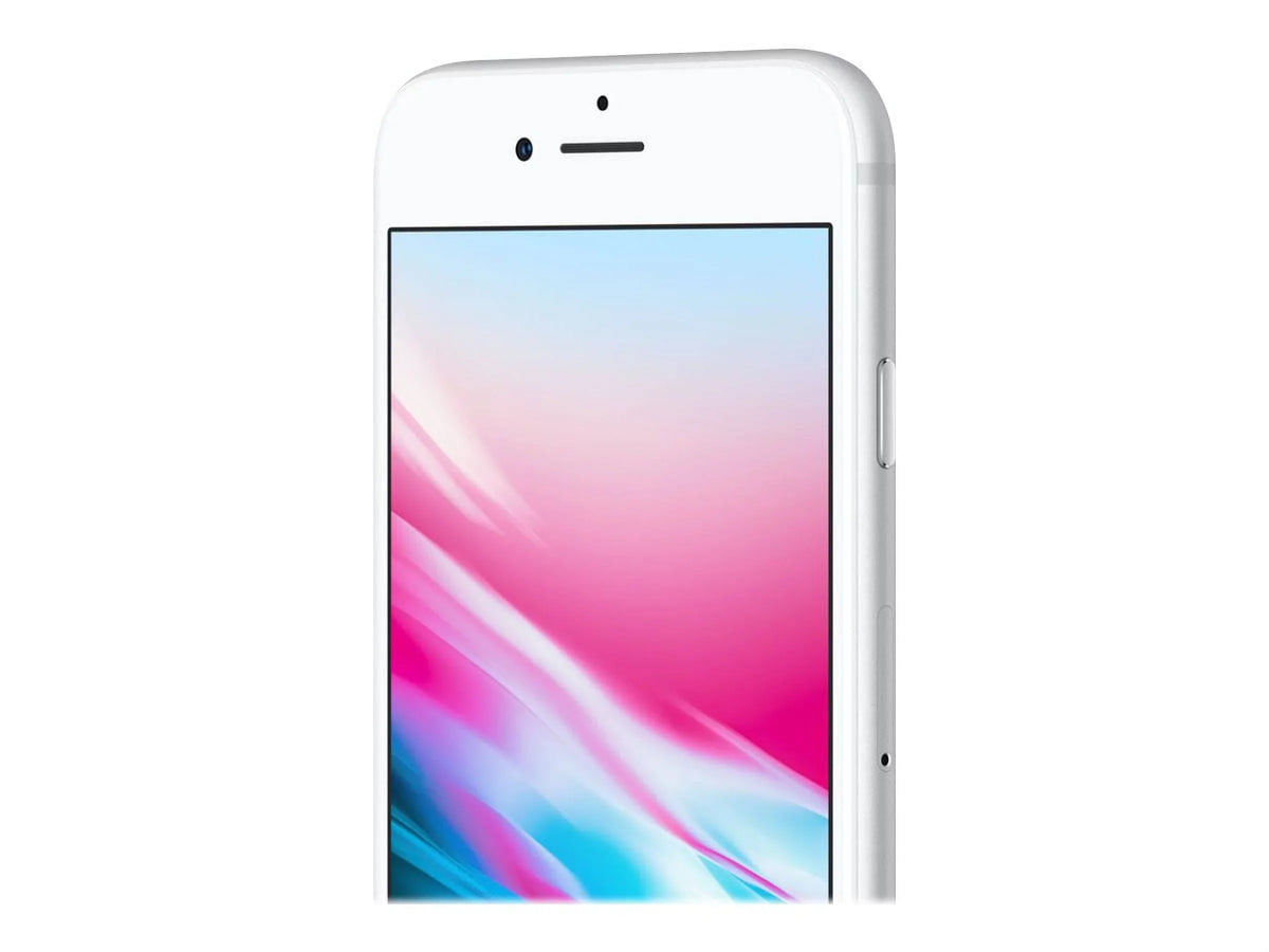 Plus - 8 Silver Unlocked Restored iPhone (Refurbished) Apple 256GB,
