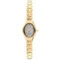 Female with Gold Adult Watch in Oval Stainless Steel(EG9759) Elgin Analog Dial