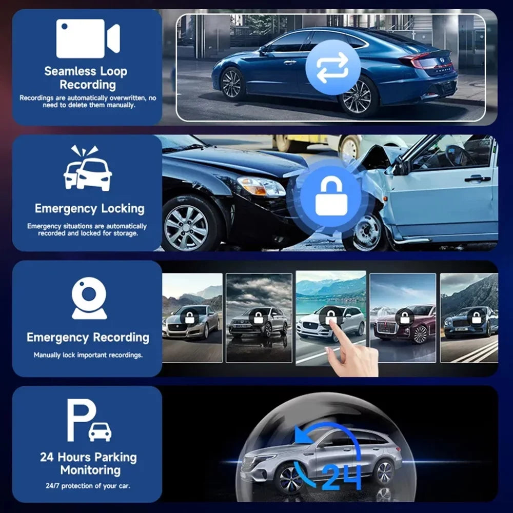 Navigation Dash Auto Masslatie Carplay camera 10.26 Cam Car ,Front Mirror Rearview Camera Dashboard Monitor Video Android & Inch